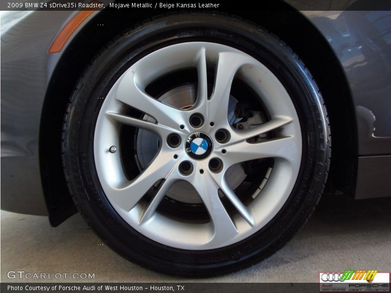 Mojave Metallic / Beige Kansas Leather 2009 BMW Z4 sDrive35i Roadster