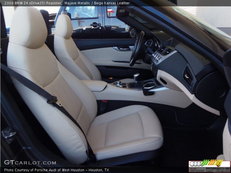 Mojave Metallic / Beige Kansas Leather 2009 BMW Z4 sDrive35i Roadster