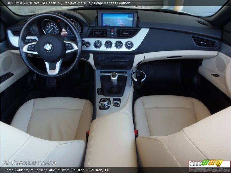 Mojave Metallic / Beige Kansas Leather 2009 BMW Z4 sDrive35i Roadster