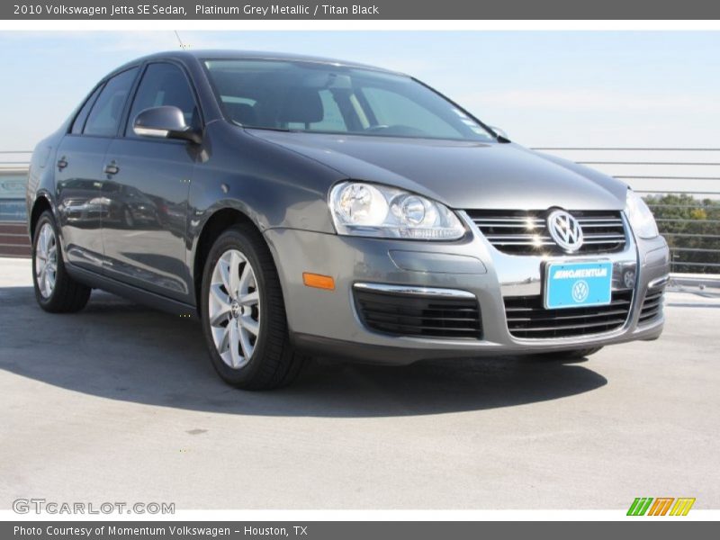 Platinum Grey Metallic / Titan Black 2010 Volkswagen Jetta SE Sedan