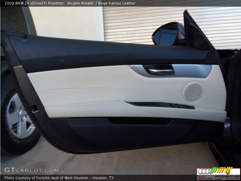 Mojave Metallic / Beige Kansas Leather 2009 BMW Z4 sDrive35i Roadster