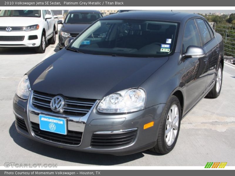 Platinum Grey Metallic / Titan Black 2010 Volkswagen Jetta SE Sedan