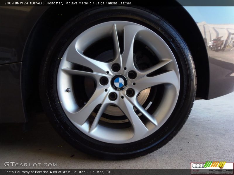 Mojave Metallic / Beige Kansas Leather 2009 BMW Z4 sDrive35i Roadster