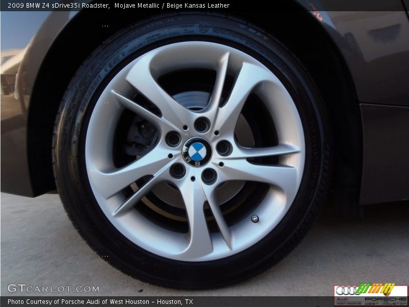 Mojave Metallic / Beige Kansas Leather 2009 BMW Z4 sDrive35i Roadster