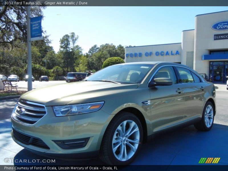 Ginger Ale Metallic / Dune 2013 Ford Taurus SEL