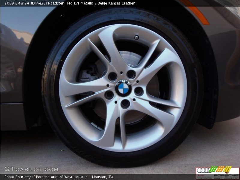 Mojave Metallic / Beige Kansas Leather 2009 BMW Z4 sDrive35i Roadster