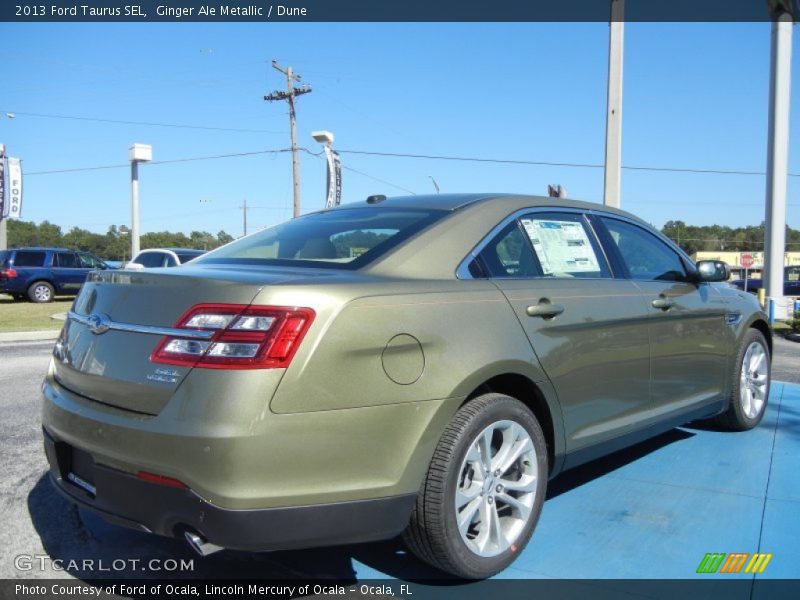 Ginger Ale Metallic / Dune 2013 Ford Taurus SEL