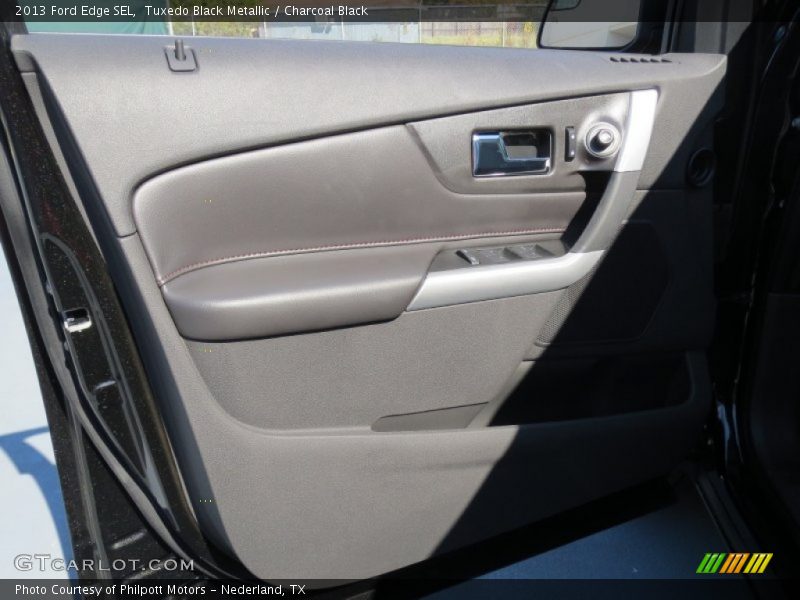 Tuxedo Black Metallic / Charcoal Black 2013 Ford Edge SEL