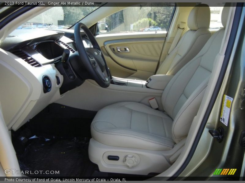  2013 Taurus SEL Dune Interior