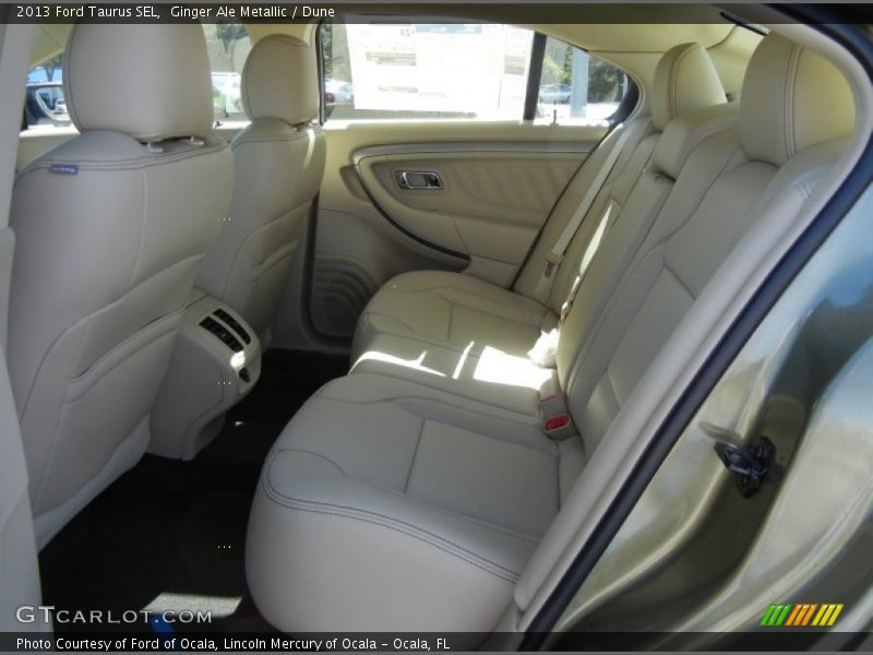 Rear Seat of 2013 Taurus SEL