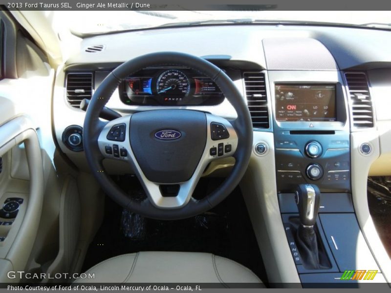 Dashboard of 2013 Taurus SEL