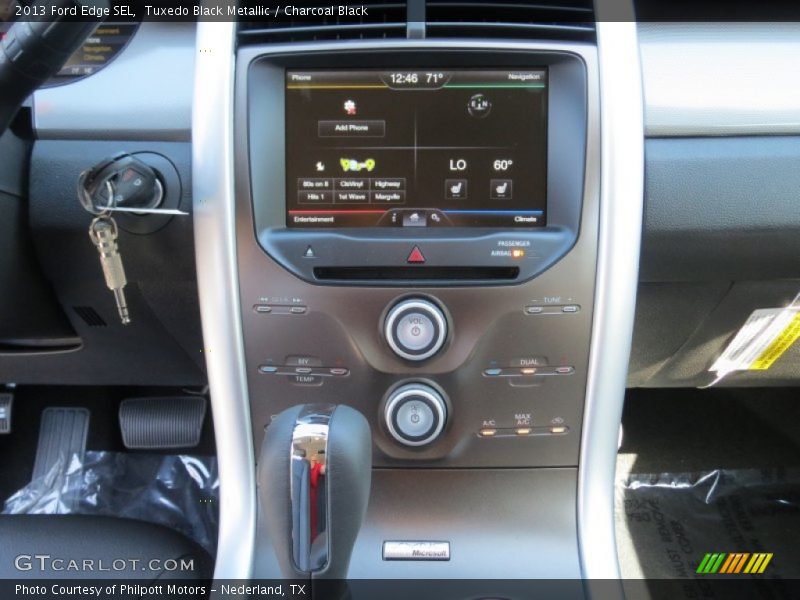 Tuxedo Black Metallic / Charcoal Black 2013 Ford Edge SEL