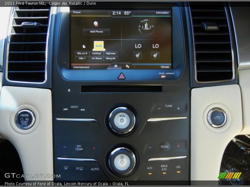 Controls of 2013 Taurus SEL