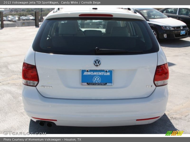 Candy White / Cornsilk Beige 2013 Volkswagen Jetta TDI SportWagen