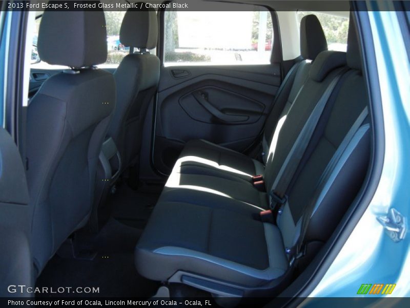 Frosted Glass Metallic / Charcoal Black 2013 Ford Escape S