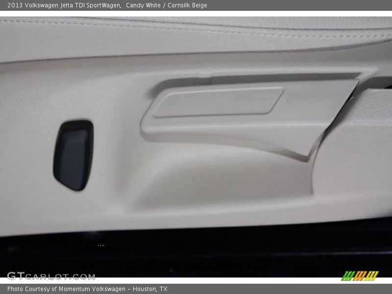 Candy White / Cornsilk Beige 2013 Volkswagen Jetta TDI SportWagen