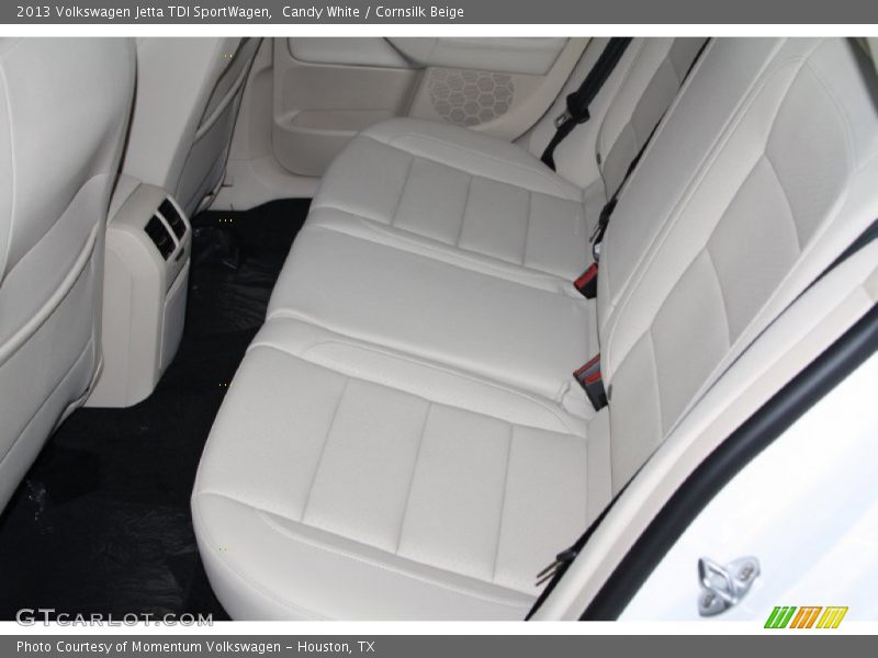 Candy White / Cornsilk Beige 2013 Volkswagen Jetta TDI SportWagen