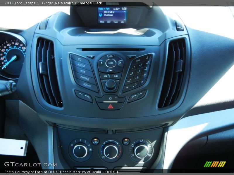 Ginger Ale Metallic / Charcoal Black 2013 Ford Escape S