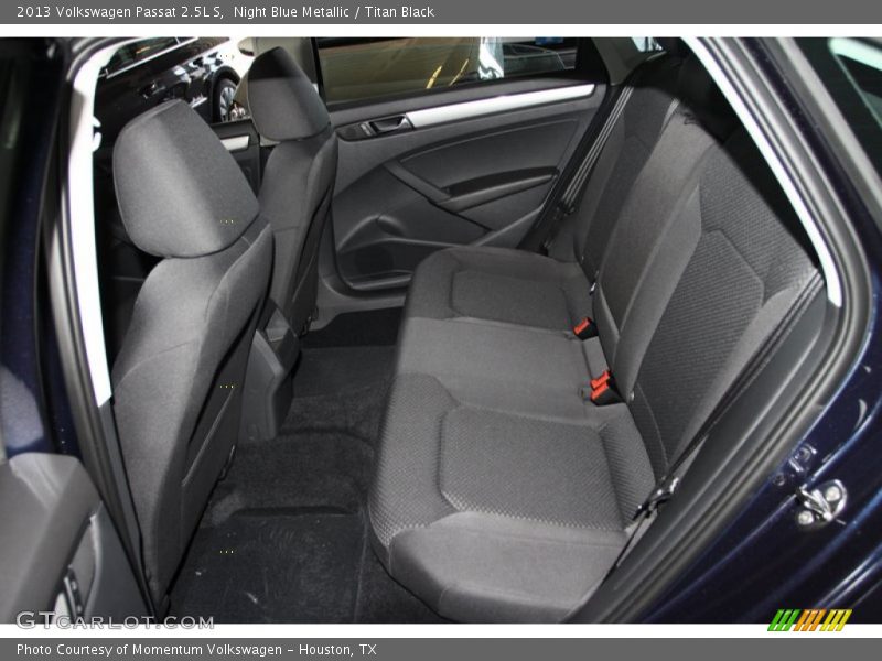 Night Blue Metallic / Titan Black 2013 Volkswagen Passat 2.5L S