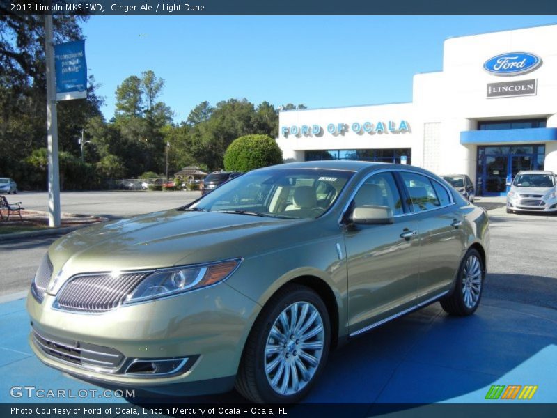 Ginger Ale / Light Dune 2013 Lincoln MKS FWD