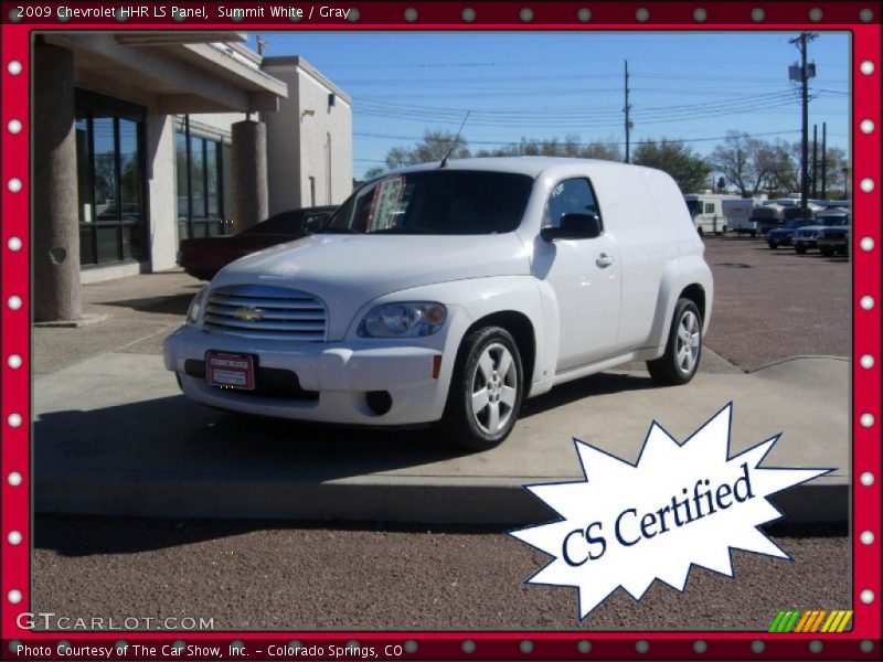 Summit White / Gray 2009 Chevrolet HHR LS Panel