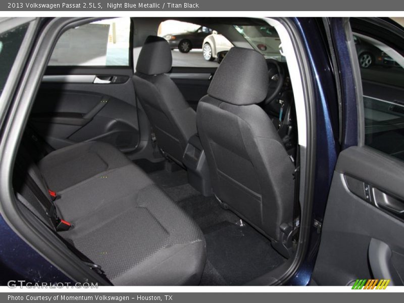 Night Blue Metallic / Titan Black 2013 Volkswagen Passat 2.5L S
