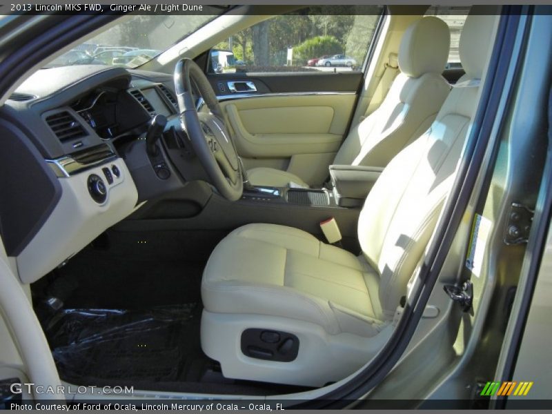  2013 MKS FWD Light Dune Interior