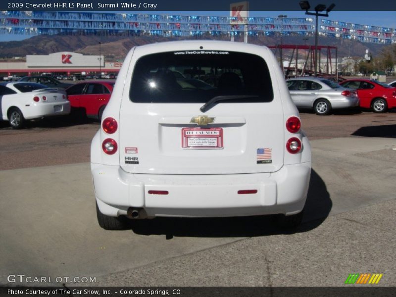 Summit White / Gray 2009 Chevrolet HHR LS Panel