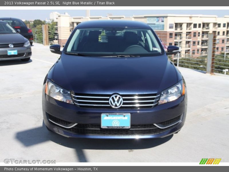 Night Blue Metallic / Titan Black 2013 Volkswagen Passat 2.5L SE