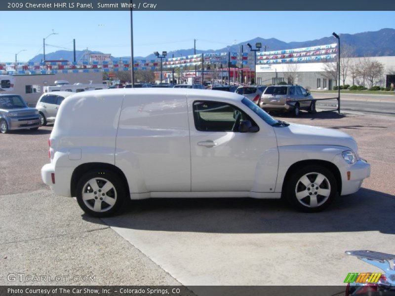 Summit White / Gray 2009 Chevrolet HHR LS Panel