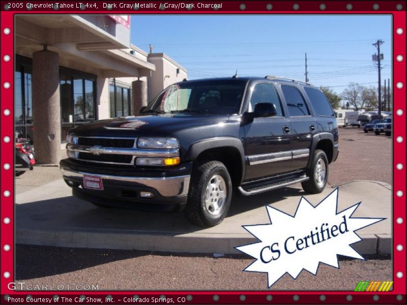 Dark Gray Metallic / Gray/Dark Charcoal 2005 Chevrolet Tahoe LT 4x4