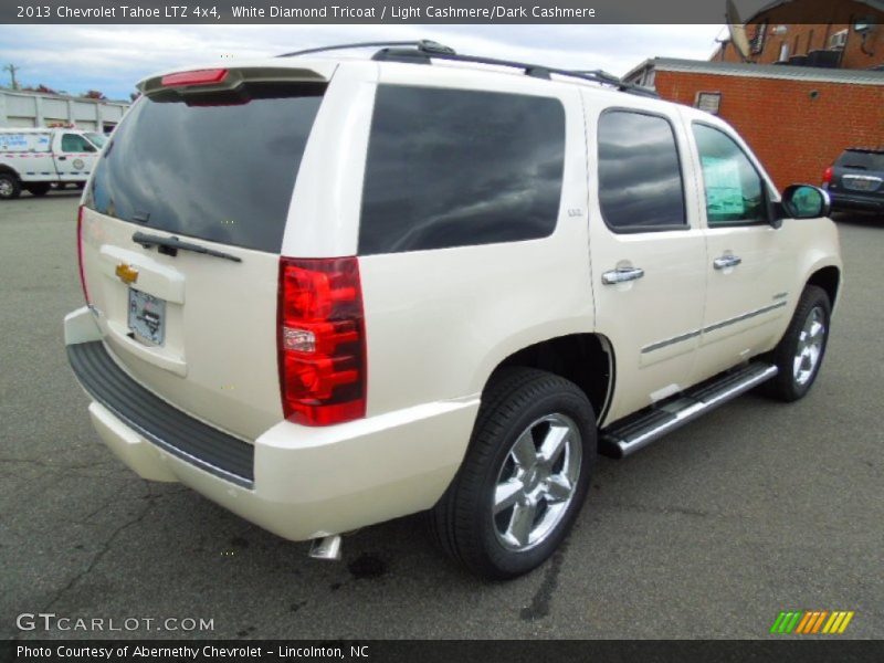 White Diamond Tricoat / Light Cashmere/Dark Cashmere 2013 Chevrolet Tahoe LTZ 4x4