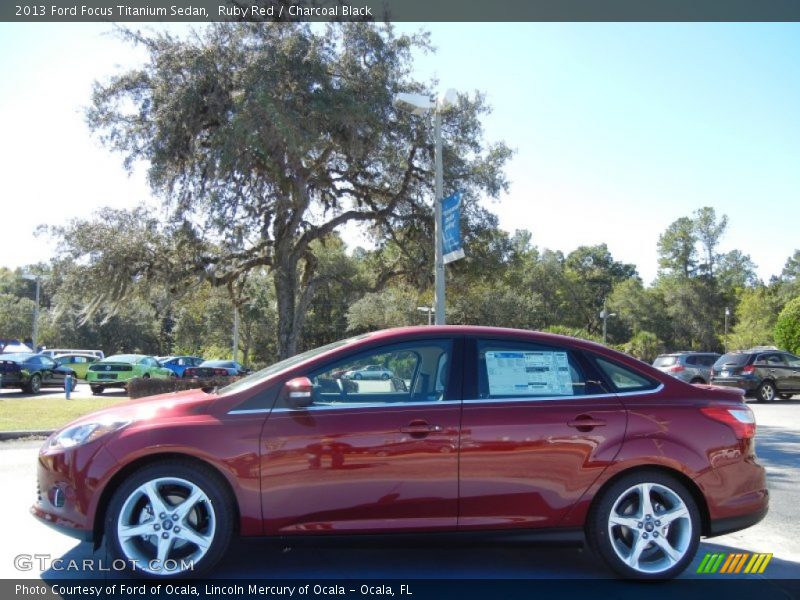  2013 Focus Titanium Sedan Ruby Red