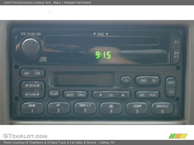 Black / Medium Parchment 2004 Ford Excursion Limited 4x4