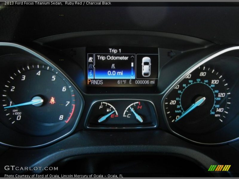  2013 Focus Titanium Sedan Titanium Sedan Gauges