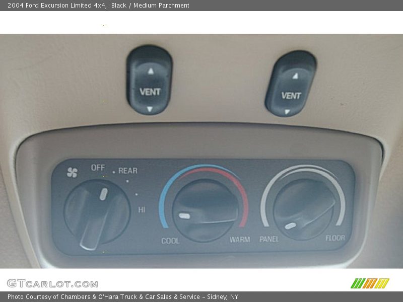 Black / Medium Parchment 2004 Ford Excursion Limited 4x4