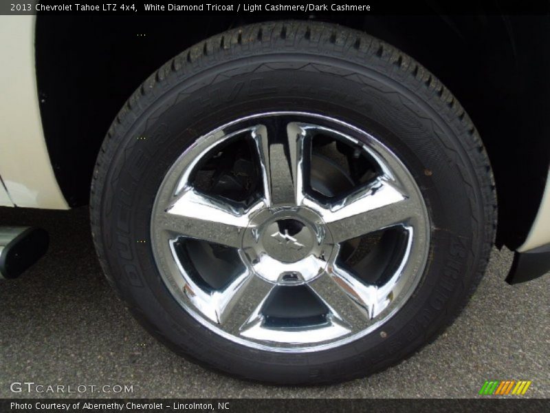 White Diamond Tricoat / Light Cashmere/Dark Cashmere 2013 Chevrolet Tahoe LTZ 4x4