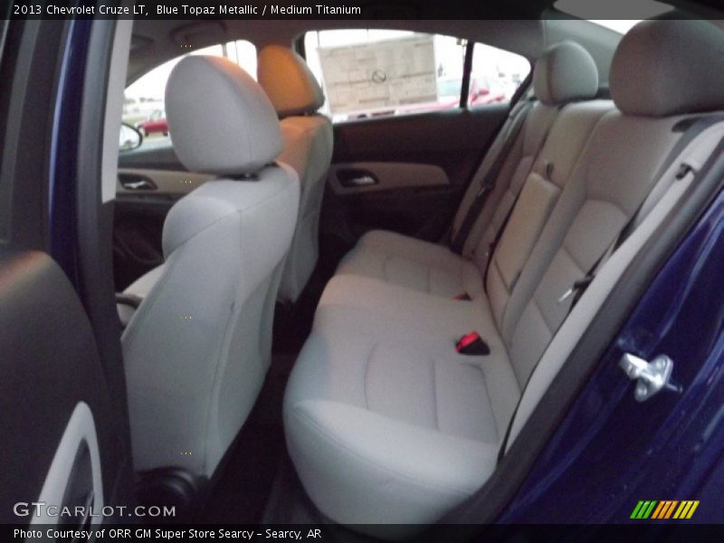 Blue Topaz Metallic / Medium Titanium 2013 Chevrolet Cruze LT
