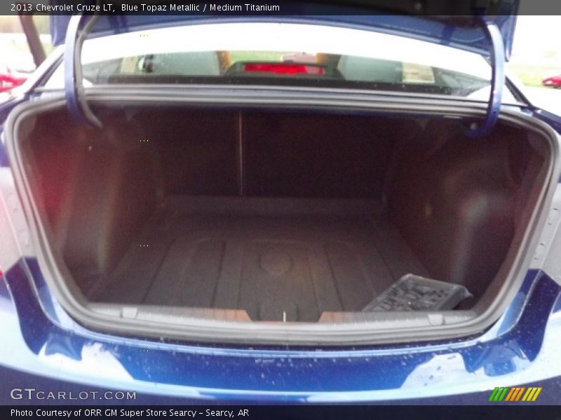 Blue Topaz Metallic / Medium Titanium 2013 Chevrolet Cruze LT