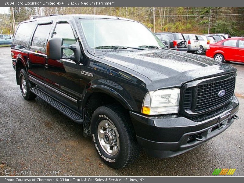 Black / Medium Parchment 2004 Ford Excursion Limited 4x4