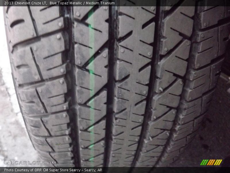 Blue Topaz Metallic / Medium Titanium 2013 Chevrolet Cruze LT