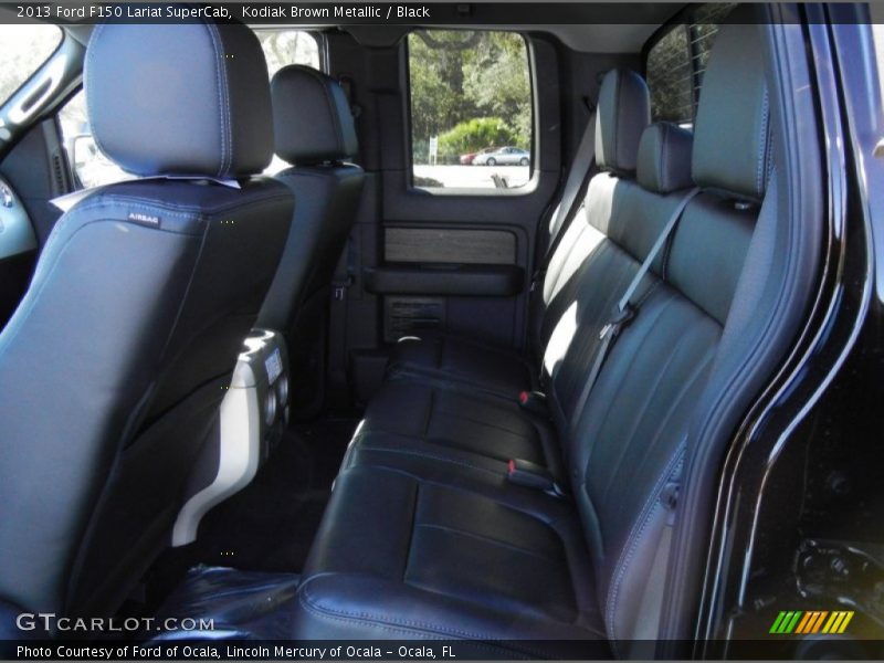  2013 F150 Lariat SuperCab Black Interior