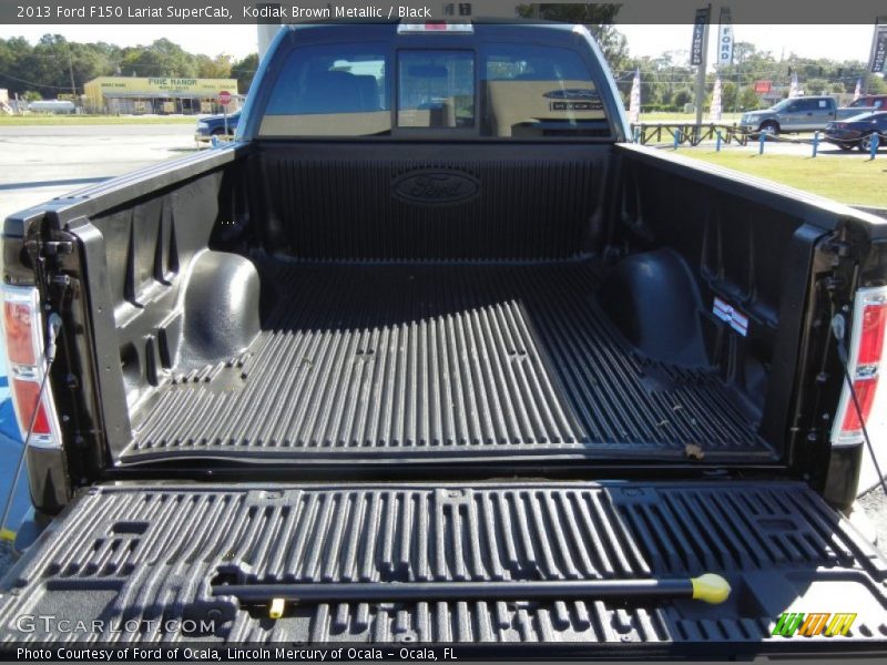 Kodiak Brown Metallic / Black 2013 Ford F150 Lariat SuperCab