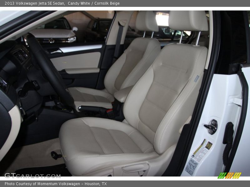 Candy White / Cornsilk Beige 2013 Volkswagen Jetta SE Sedan