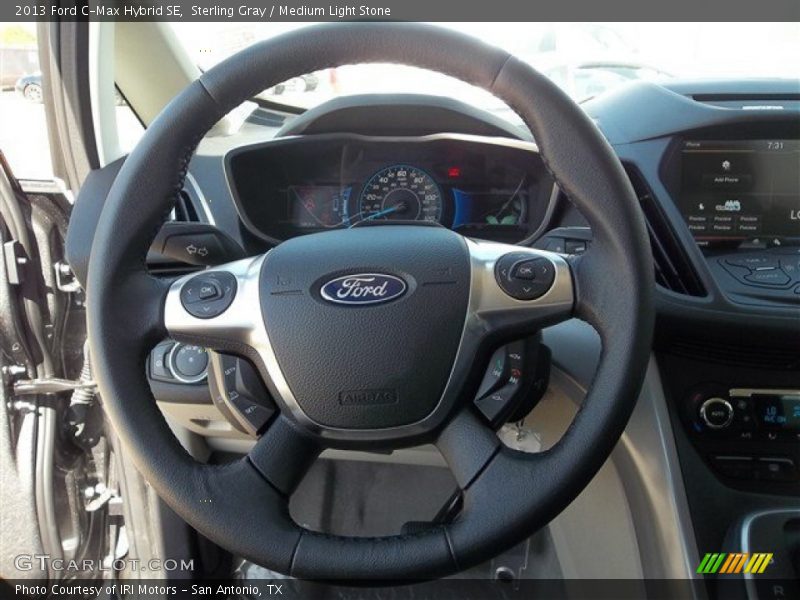 Sterling Gray / Medium Light Stone 2013 Ford C-Max Hybrid SE