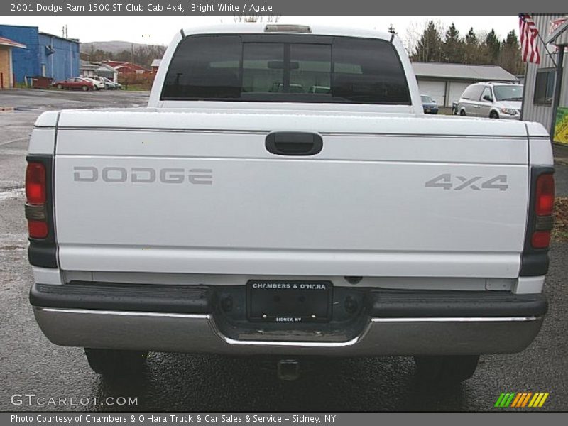 Bright White / Agate 2001 Dodge Ram 1500 ST Club Cab 4x4