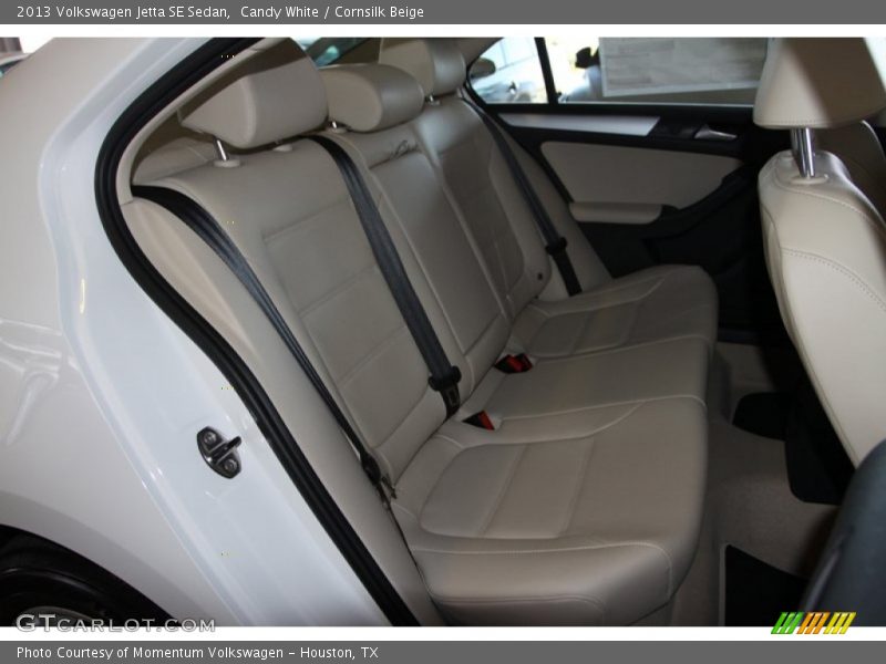 Candy White / Cornsilk Beige 2013 Volkswagen Jetta SE Sedan