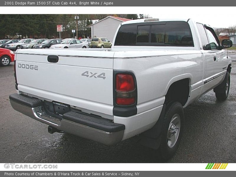 Bright White / Agate 2001 Dodge Ram 1500 ST Club Cab 4x4