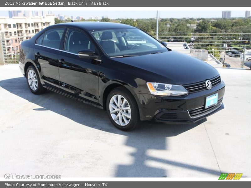Black Uni / Titan Black 2013 Volkswagen Jetta SE Sedan
