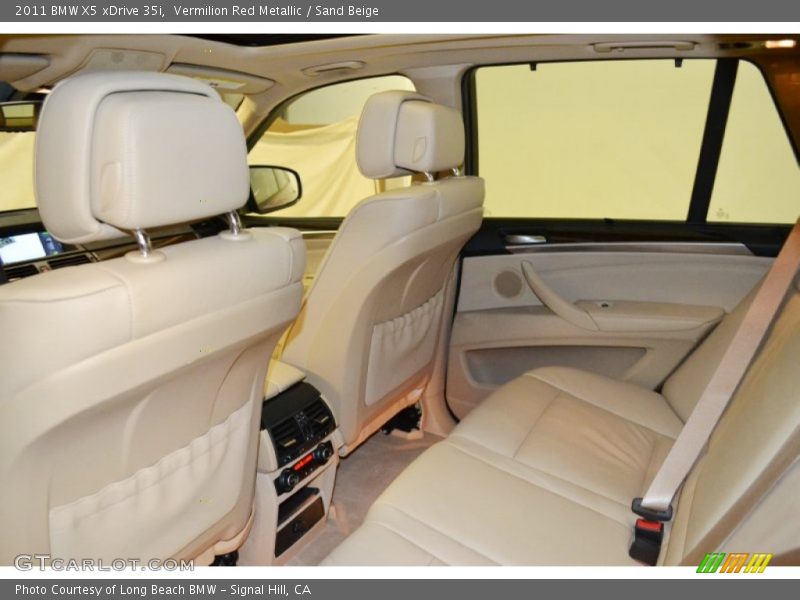 Vermilion Red Metallic / Sand Beige 2011 BMW X5 xDrive 35i
